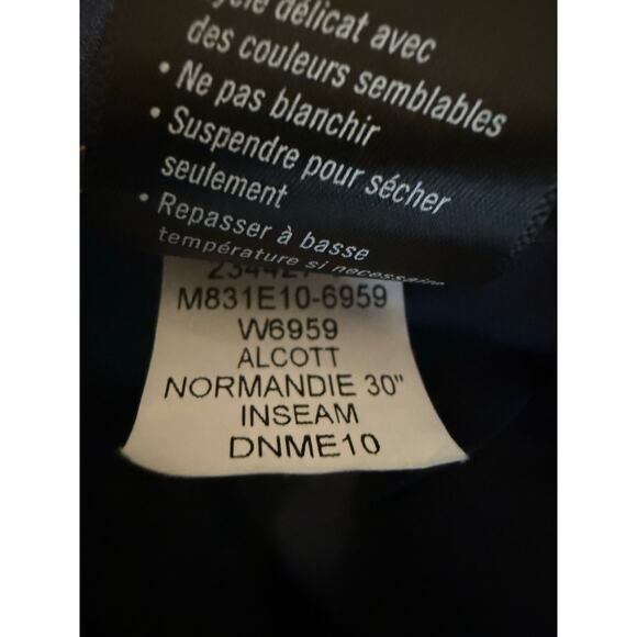 PAIGE Normandie Straight Leg Jeans Men’s Size 38x30 Dark Wash Blue Denim Stretch - Picture 7 of 7